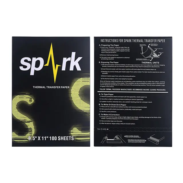 Papel Hectografico Spark Thermal 100 Hojas (NUEVO)