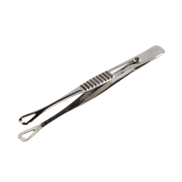 Pinza diseccion triangular abierta. 14 cm