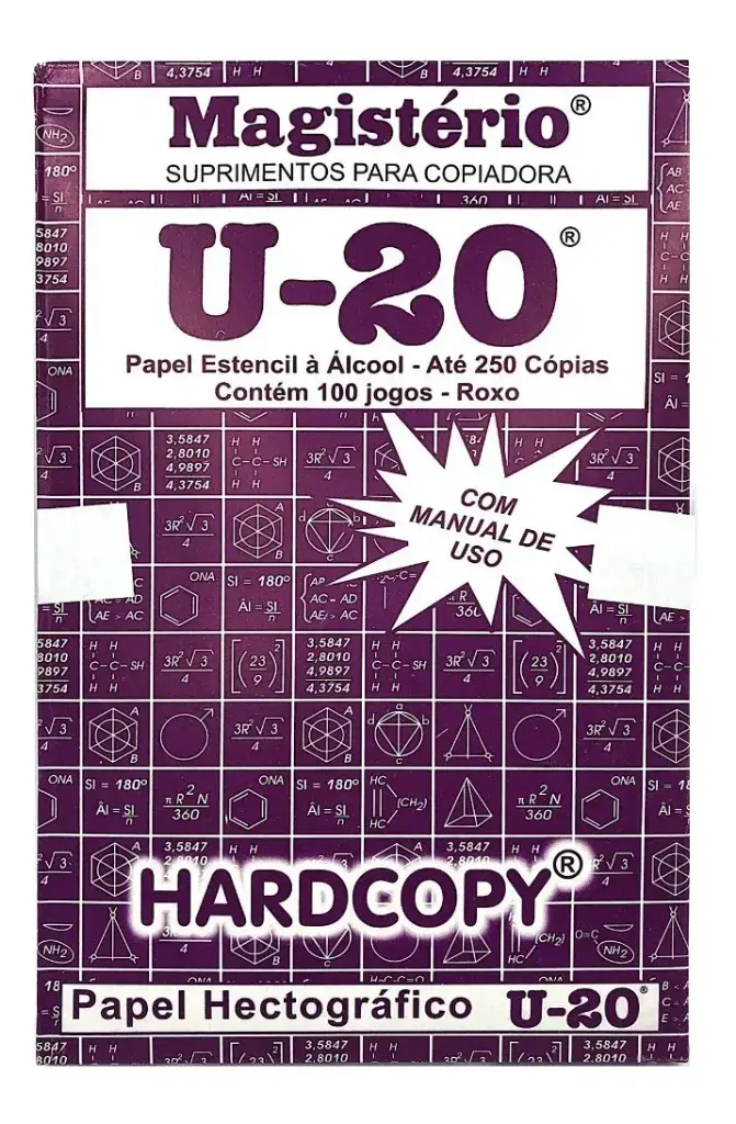 Resma papel hectográfico U-20 Magisterio x 100 hoj