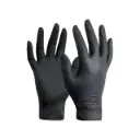 GUANTE NITRILO NEGRO TALLE M