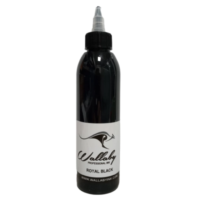 Wallaby Ink Royal Black 8oz. 240 ml