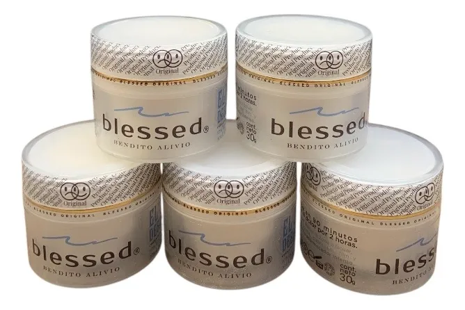 CAJA CREMA ANESTESIA BLESSED BENDITO ALIVIO 30GR X 10 UN 