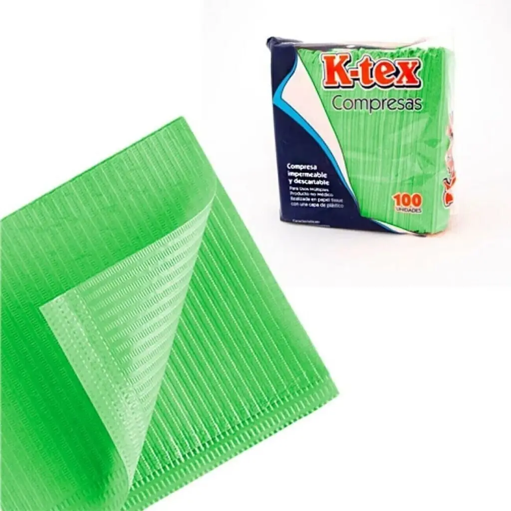 Compresas Verdes x 100 un