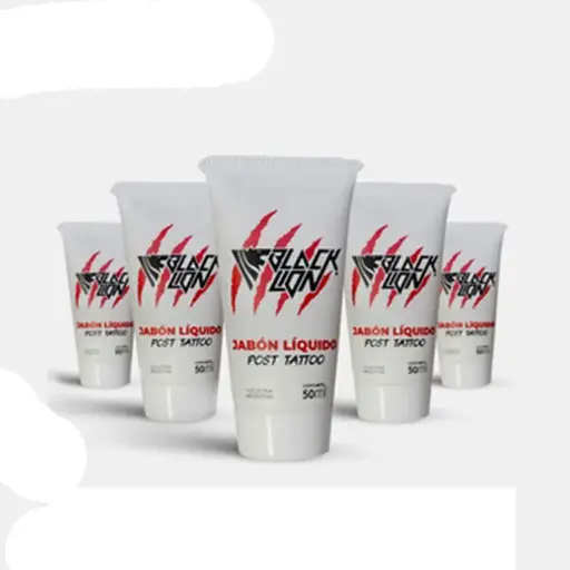 [TINTA-010] JABON LIQUIDO POST TATTOO BLACK LION 50ml X20