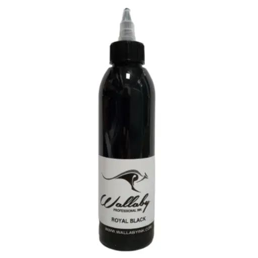 Wallaby Ink Royal Black 8oz. 240 ml