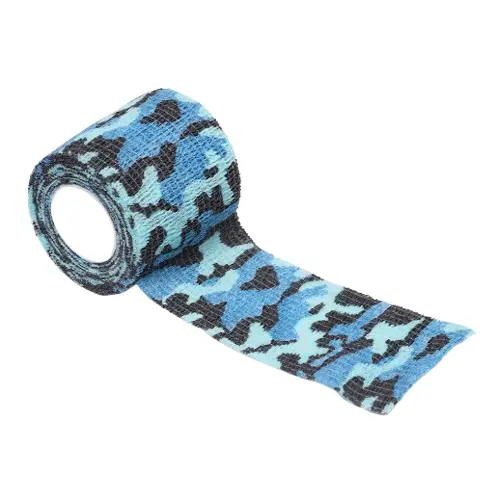 [PYT-152] Cinta cubre grip ancho 5 cm Camuflada Azul 1 U