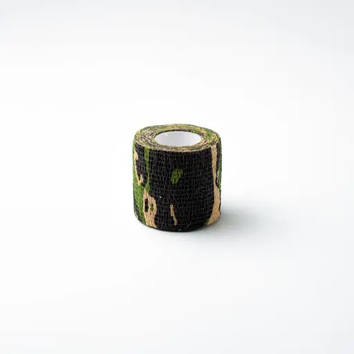 [PYT-151] Cinta cubre grip ancho 5 cm Camuflada Verde 1 U