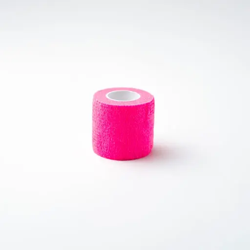 [PYT-147] Cinta cubre grip ancho 5 cm Rosa 1 U