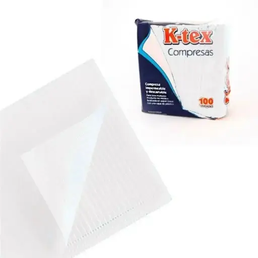 [IDE-094] Compresas Blancas x 100 un