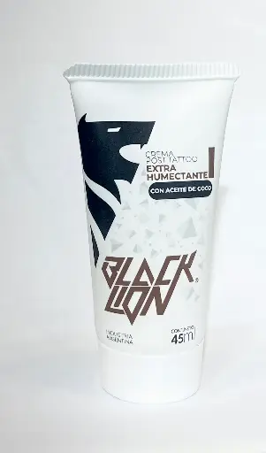 [TINTA-008] Crema post tattoo extra humectante con aceite de coco Black Lion  60ml X 20
